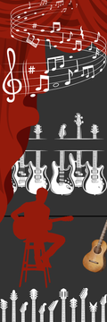 Guitarist on Stage