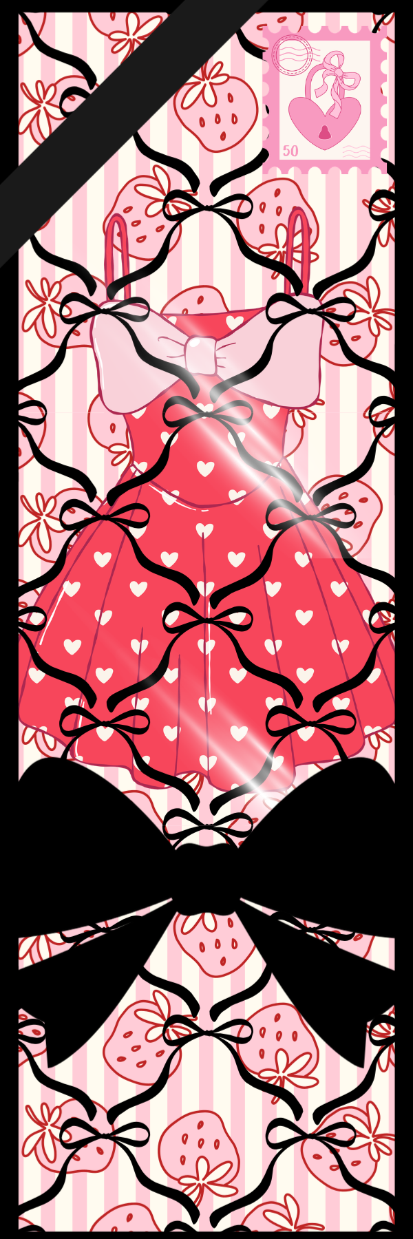 Strawberry Short-Dress - (Coquette Collection)